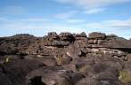 Paisagem de pedras no topo do Monte Roraima, na  Venezuela, em 2007